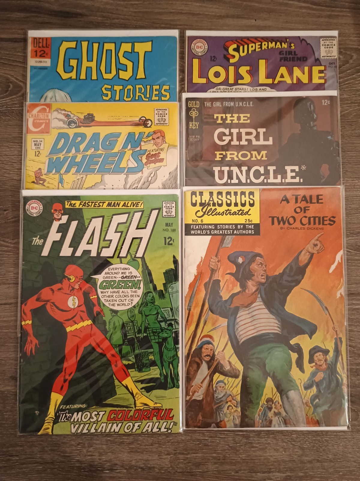 🌟Vintage Silver Age Mixed Comic Lot: DC, Gold Key, Dell, Charlton, 1965-1970🌟