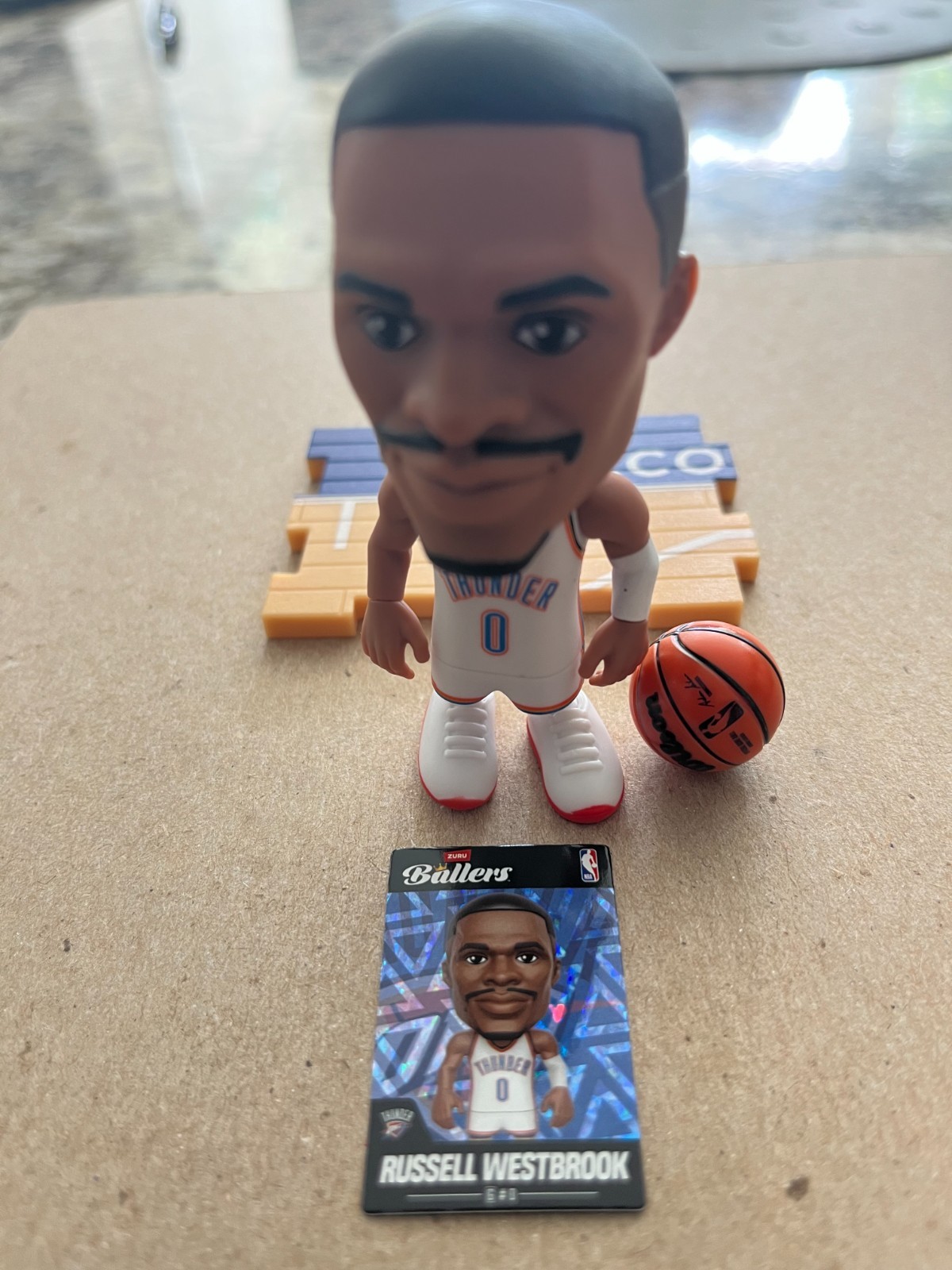Zuru NBA Ballers Series # 3 Russell Westbrook Oklahoma City Thunder #0 BLOWOUT