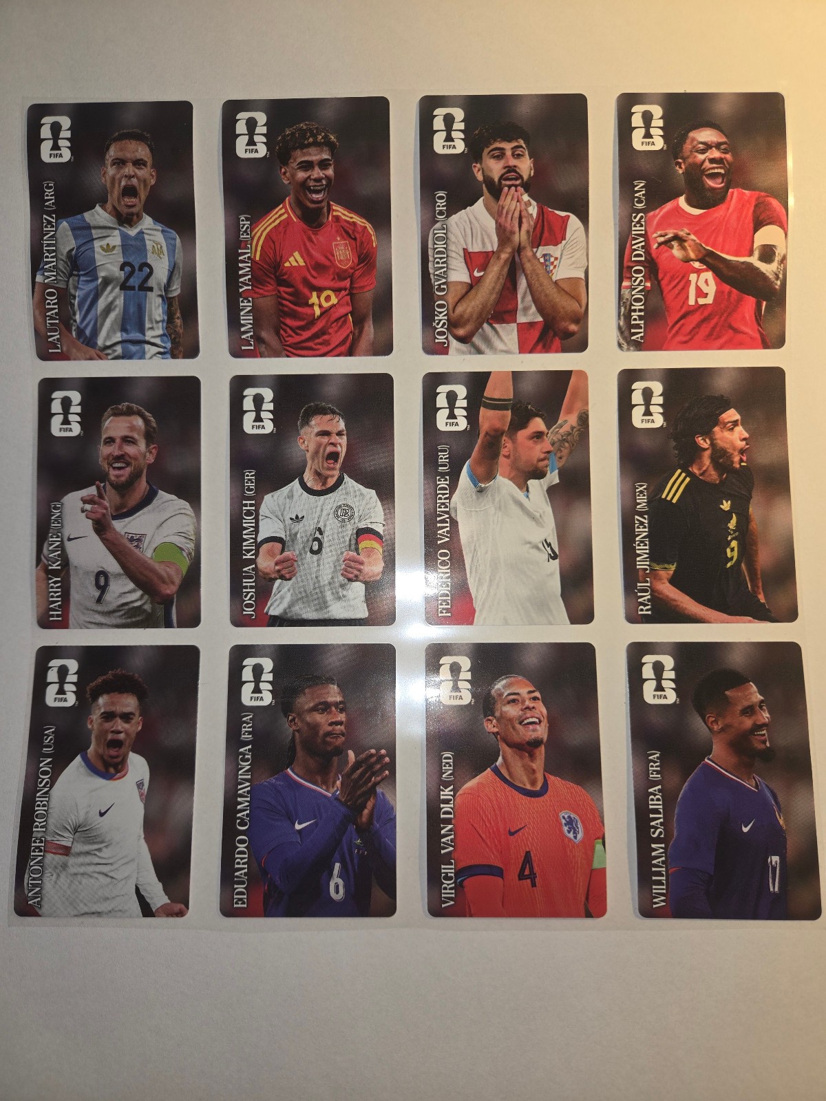 Panini Sticker World Cup World Cup 2026 Coca-Cola Sticker/ALL 12 NEW a. Original Foil