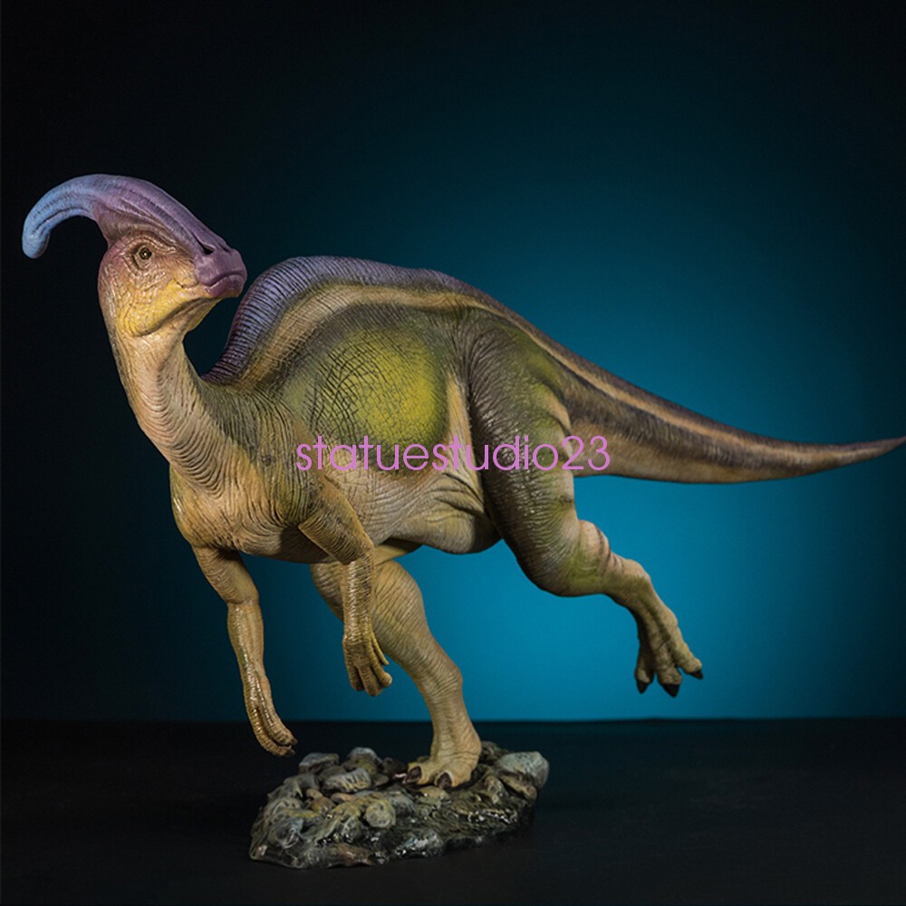 NANMU Parasaurolophus Dinosaur Statue PVC Painted Model Display 171841 IN STOCK