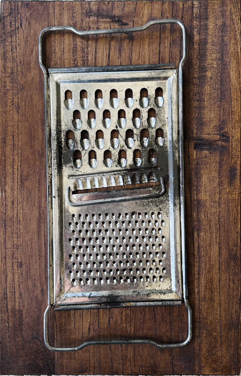 Vintage All-in-one Cheese Grater Made in Western Germany - Great Patina