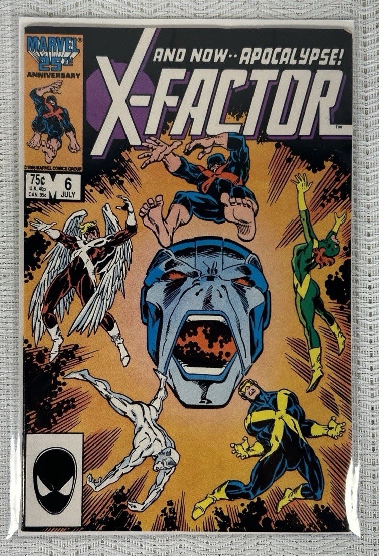 Marvel Comics X-Factor #6 Apocalypse Cyclops Copper Age great condition 