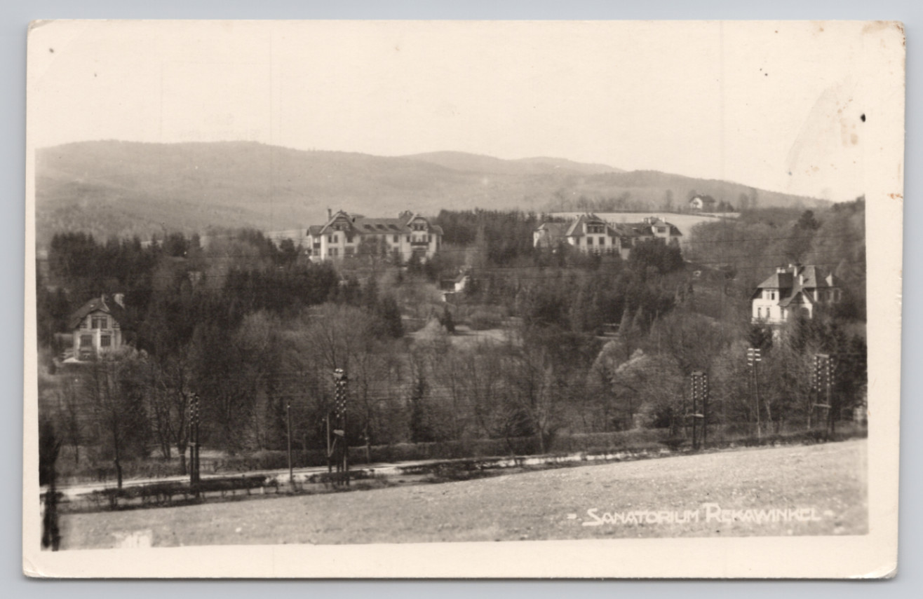 Sanatorium Rehawinkel Vintage Real Photo Postcard - Rppc Germany