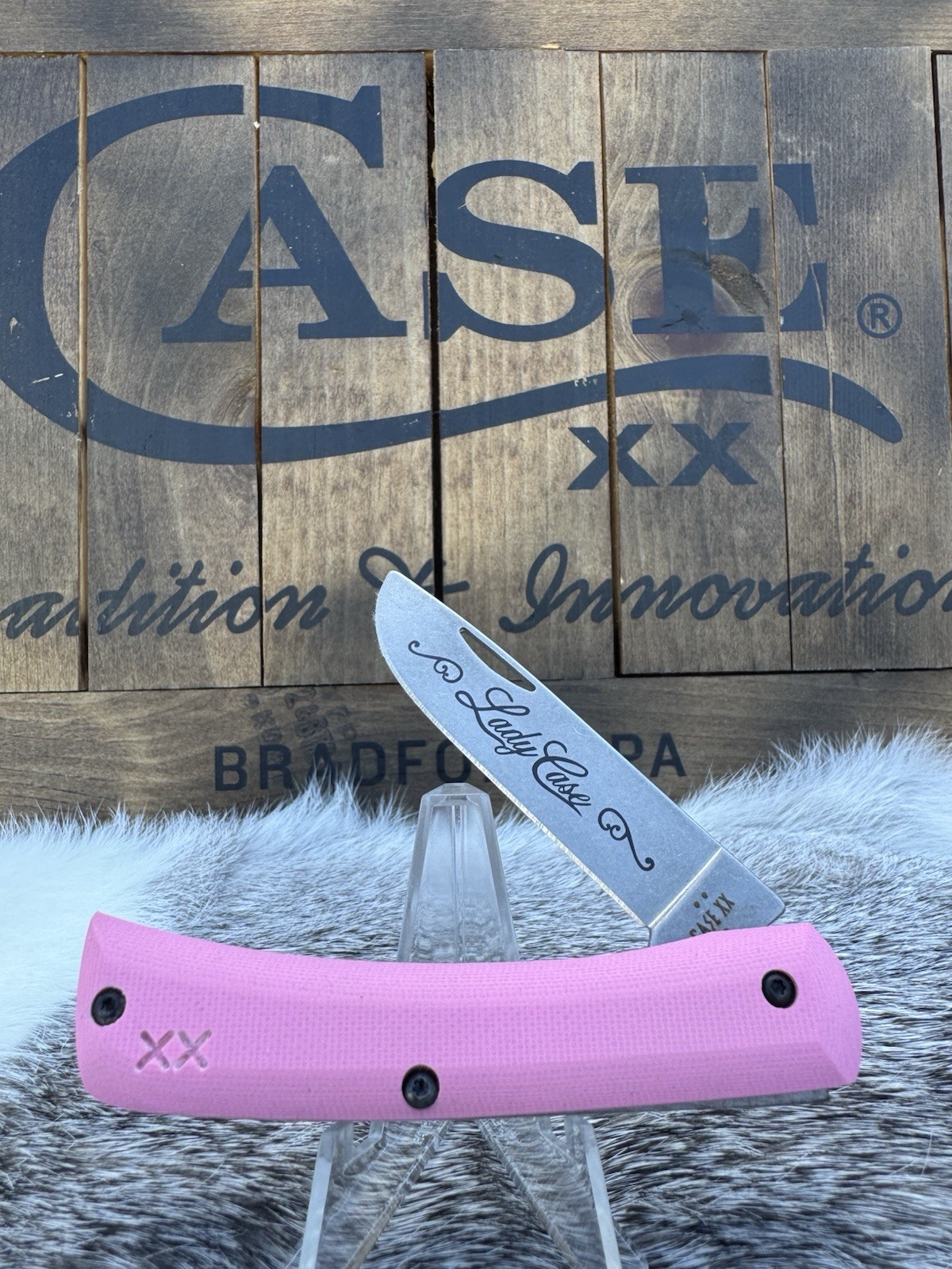 2026 Case XX Crossroads Sod Buster Jr Pink Lady Case