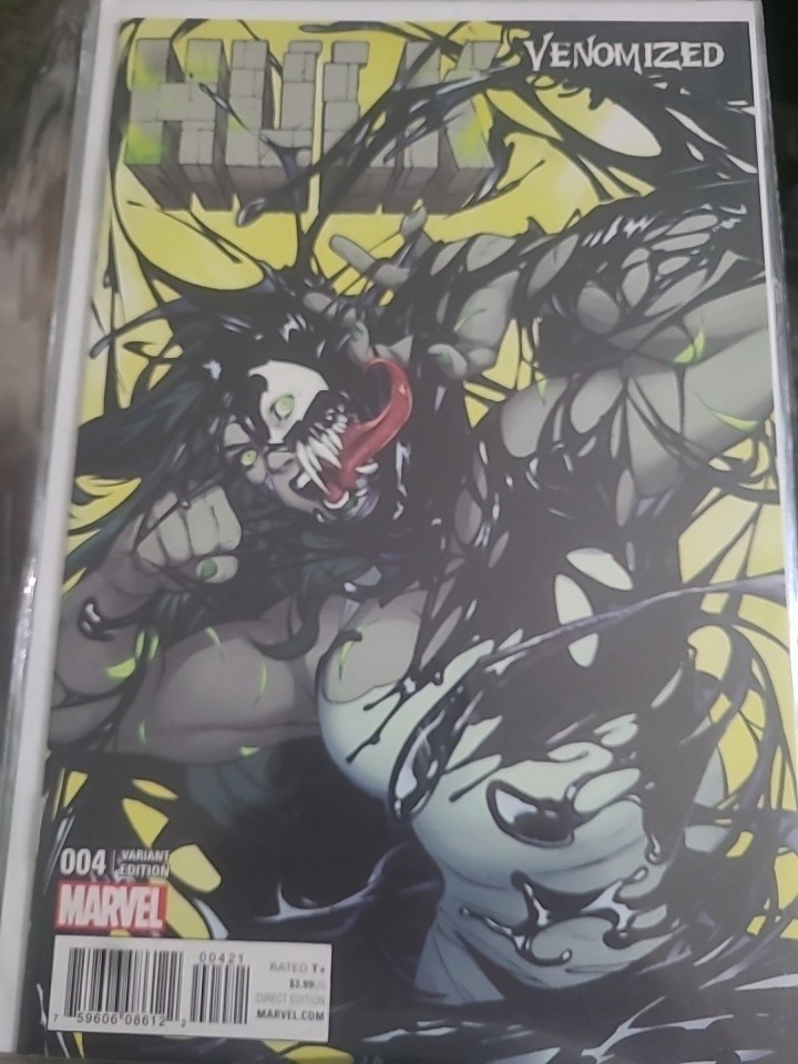 Hulk #4 She-Hulk Possessed by Venom Variant Marvel Comic Book