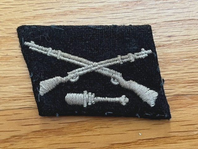 WW2 GERMAN Collar Tab for 36 Elite  Dirlewanger Brigade .  Uniform removed