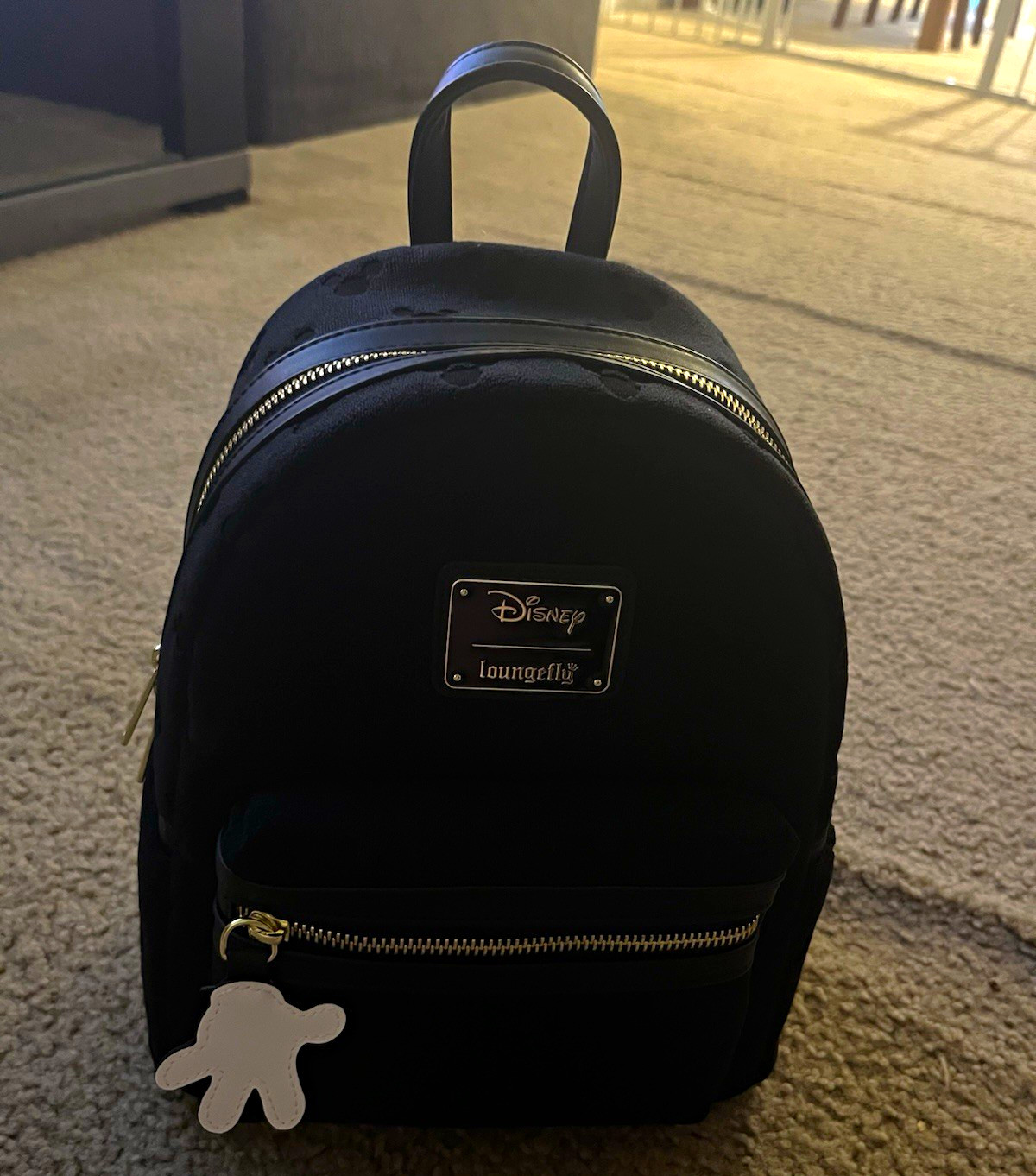 Loungefly Disney Haunted Mansion Mini Backpack - Black & White Colorway