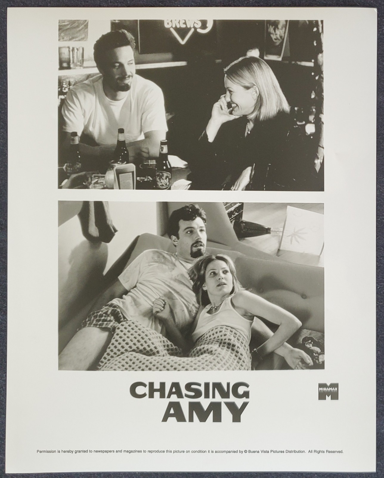 1997 Ben Affleck Chasing Amy Miramax Hollywood 8x10 PR Photograph