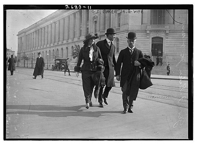 Photo:Geo. F. Baker Jr. & wife