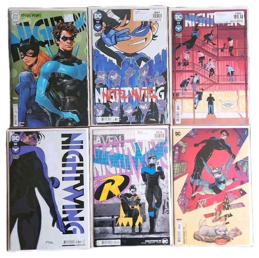 Nightwing Comic Book Lot (6)  #78, 81, 83, 88, 98, 123Bruno Redondo DC Comics 