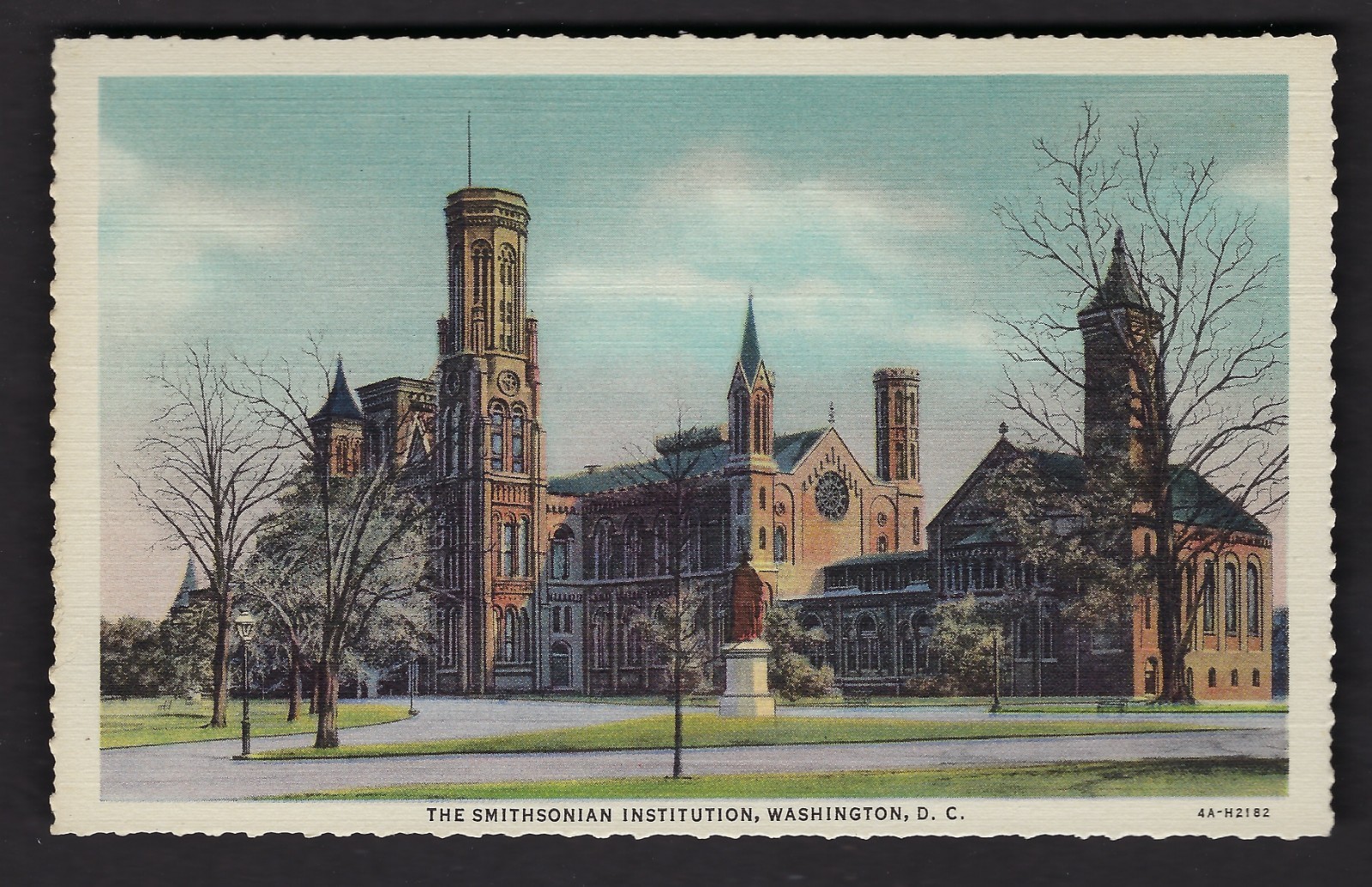 Vintage Postcard - The Smithsonian Institution, Washington, D. C.