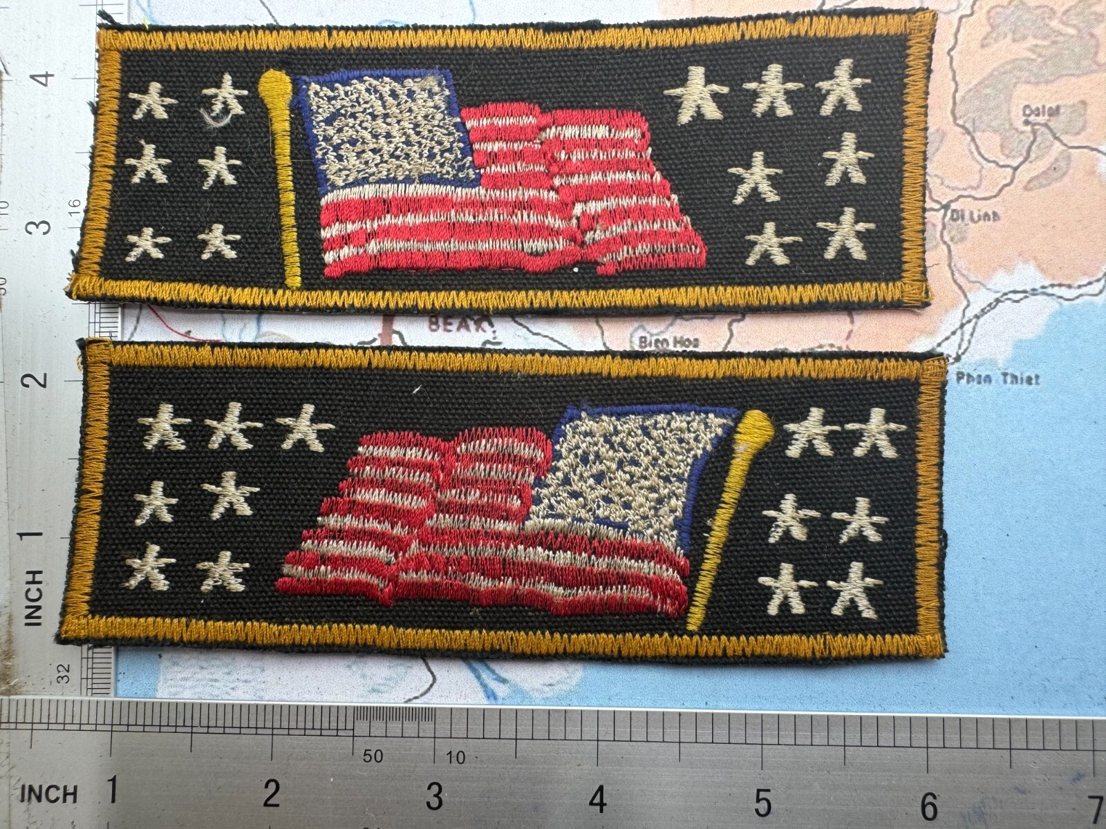 patch ,one plus 1 liberty cuff vietnam us navy liberty cuff patch , flag  t7-307