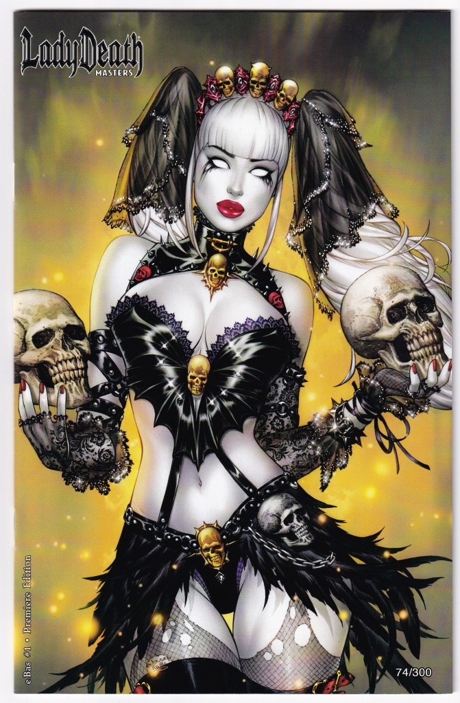 Lady Death Masters e.Bas #1 NM+ Eric Basaldua Premiere Edition Ltd 300 (2026)