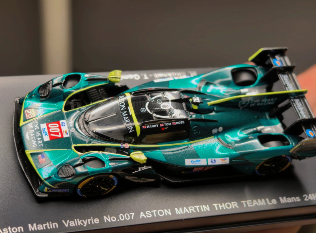 Spark 1/64 Aston Martin Valkyrie 007 Le Mans 2025 Hypercar