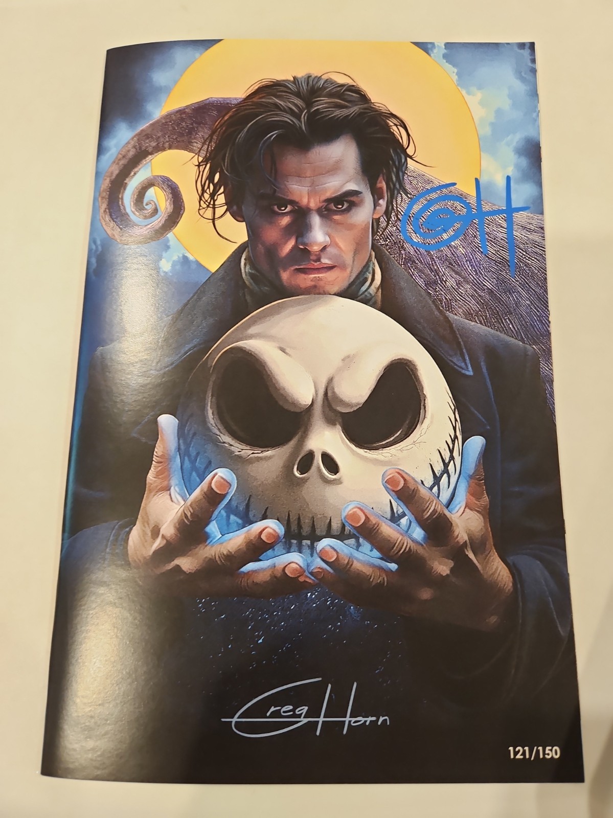 Fame Johnny Depp A Nighmare Before Christmas Jack Signed Greg Horn Ltd 150 NYCC