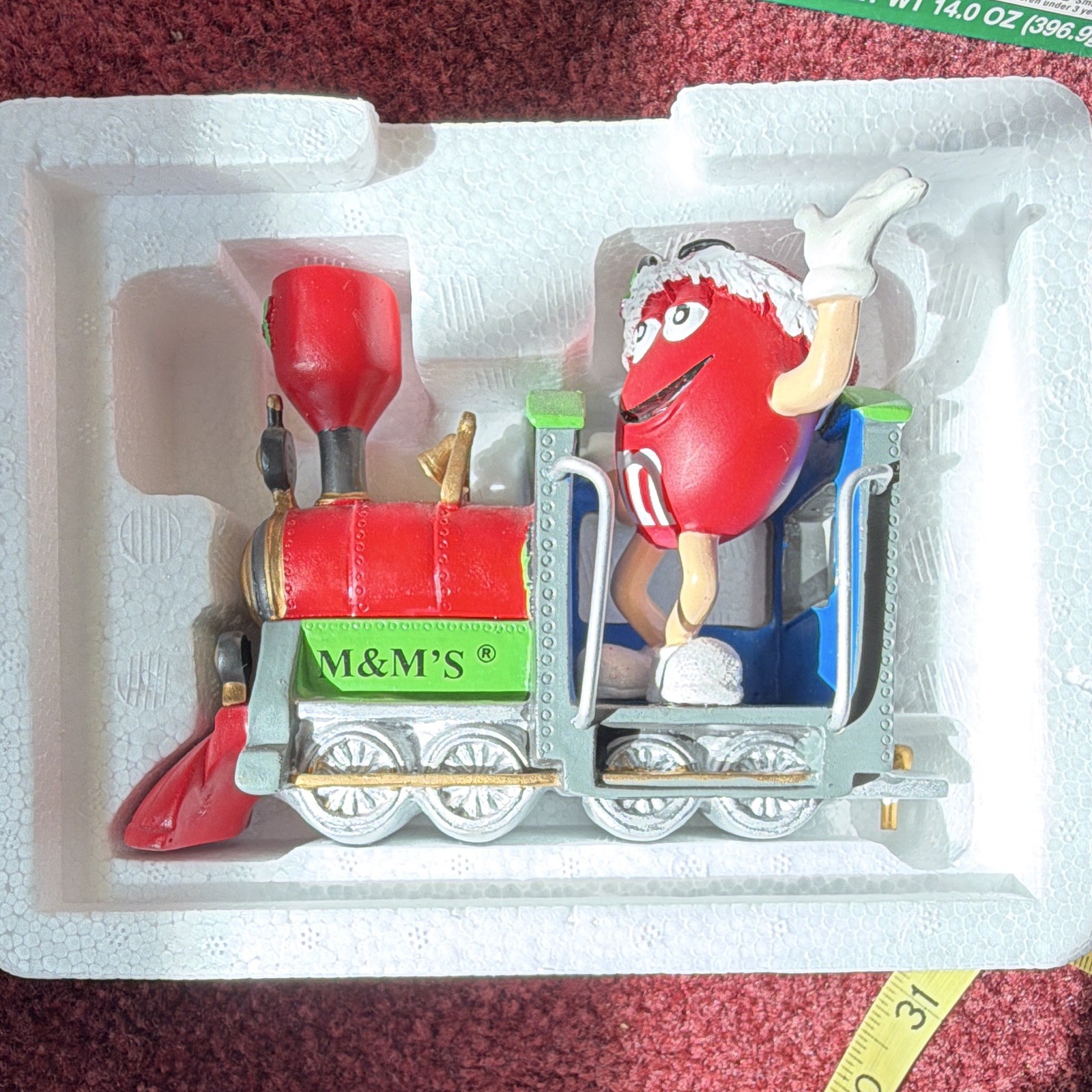 Department 56 M&M\'s Red M&M Christmas Express Train Figurine 2008 Boxed