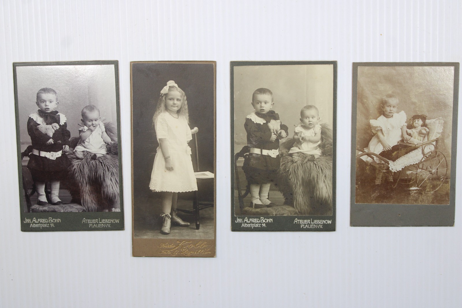 Antique Photo Lot of Photographs Studio Portraits Cabinet Cards Children, # 0365
