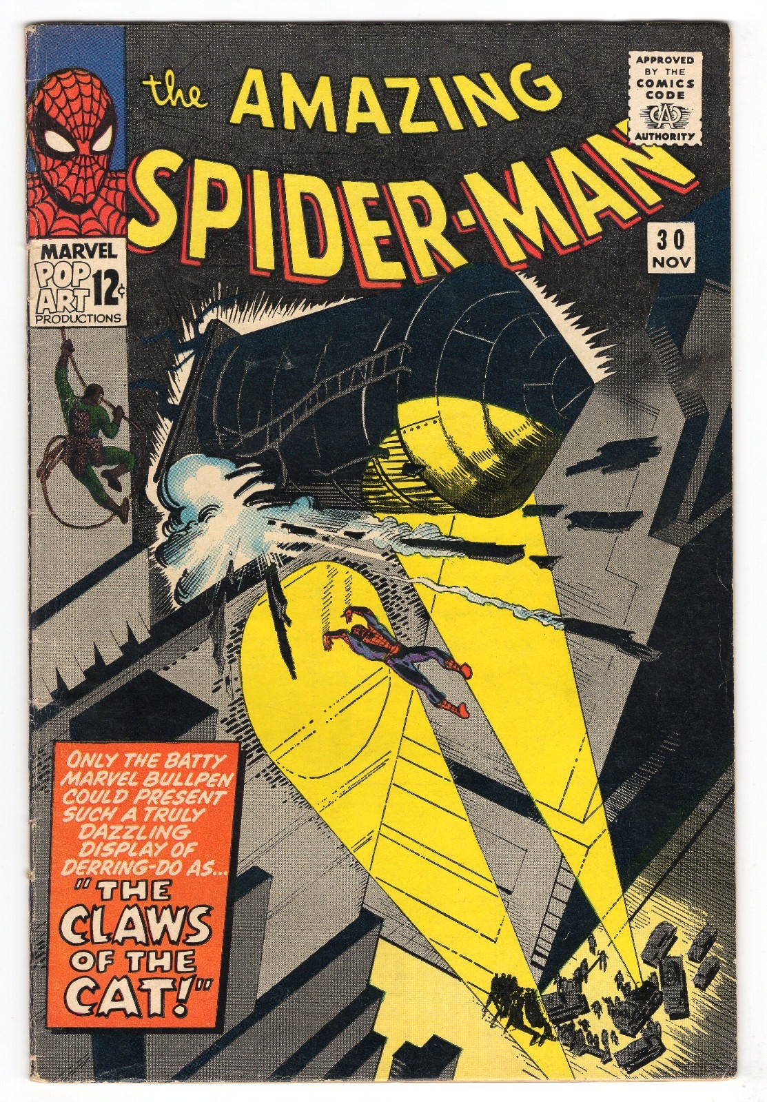 Amazing Spider-Man 30 1965 Marvel Comics VG+ 4.5 Liz Allan 1st Cat Burglar
