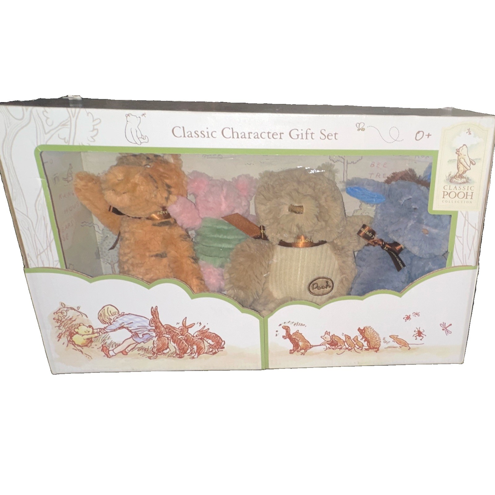 Disney Baby Classic Winnie the Pooh and Friends 4 Piece Plush Collector Set S...
