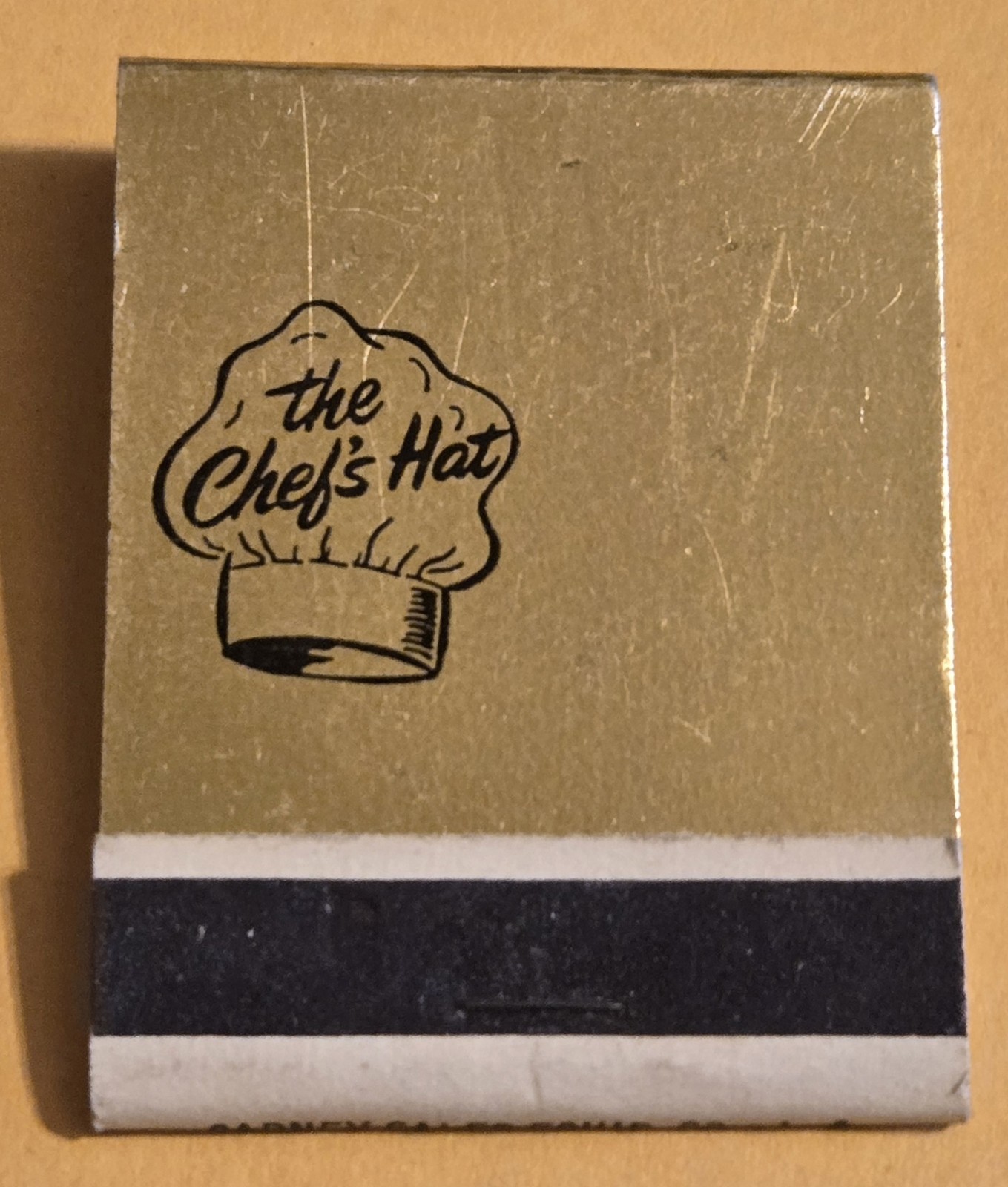 The Chef's Hat South El Monte California CA Vtg Unused Matchbook EG 