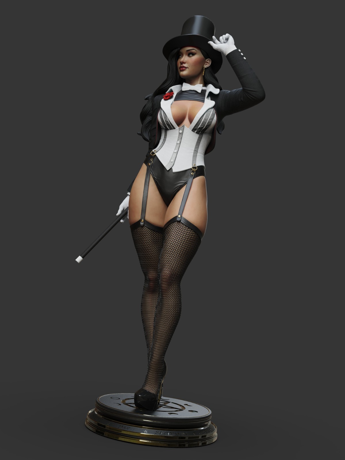 Zatanna | 1/4 & 1/6 Unpainted Resin Kit | Mistress of Magic Display Model