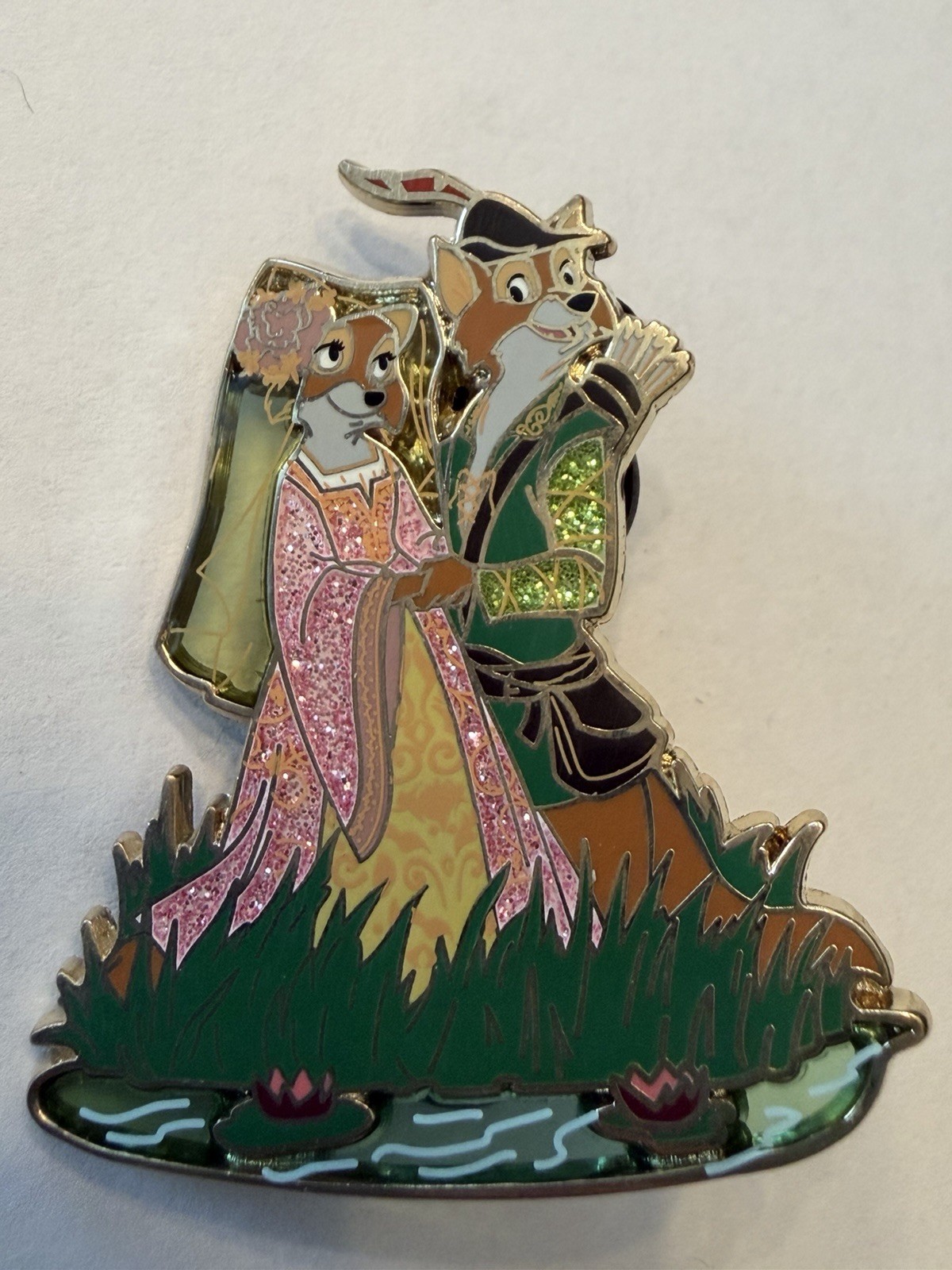 Robin Hood Maid Marian LE 1000 Designer Collection Disney Pin D23 Glitter Sparkl