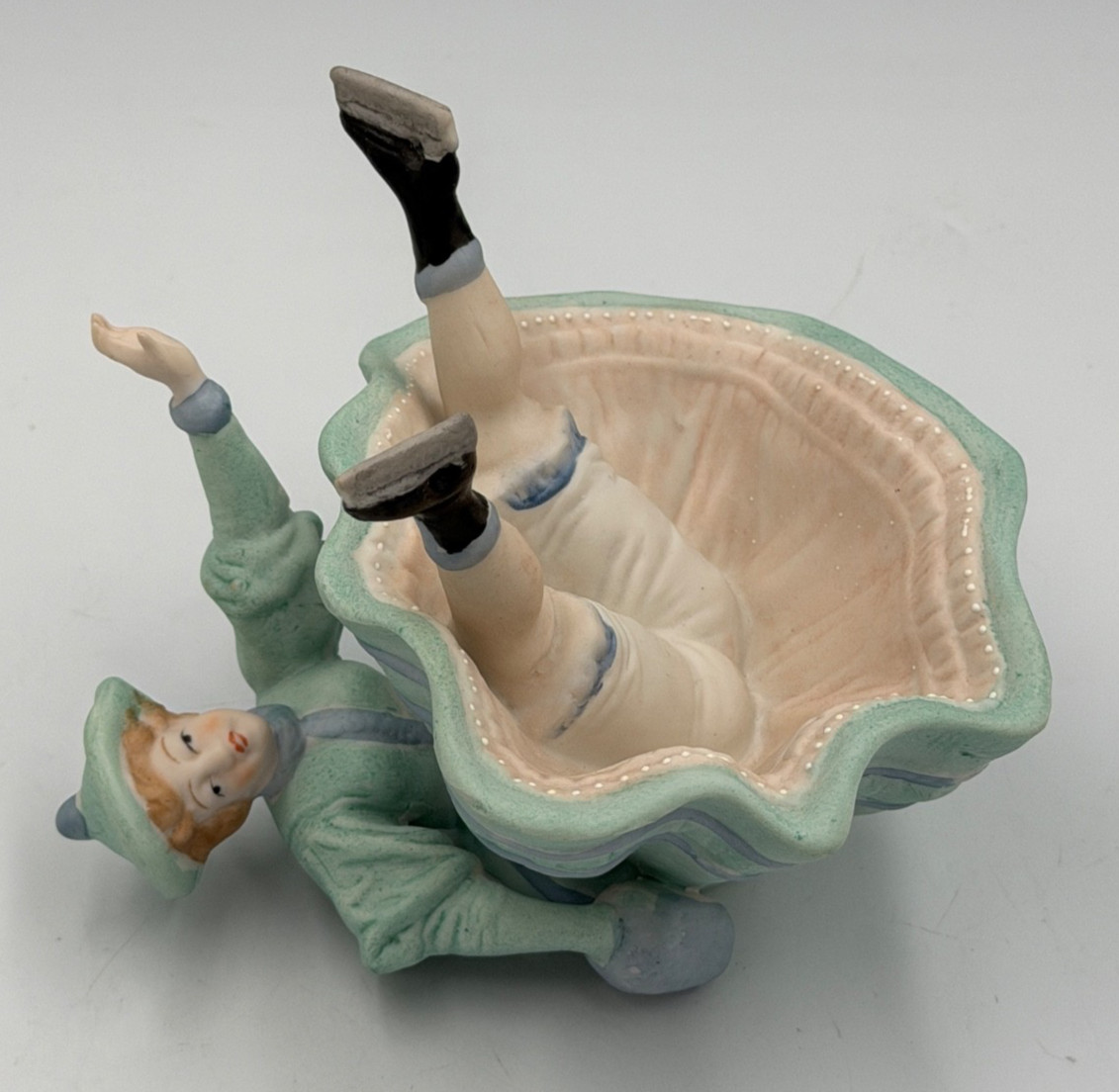 Vintage Ardalt Lenwile Tumbling Skater Dickensian Girl Woman Bloomer Fig Naughty
