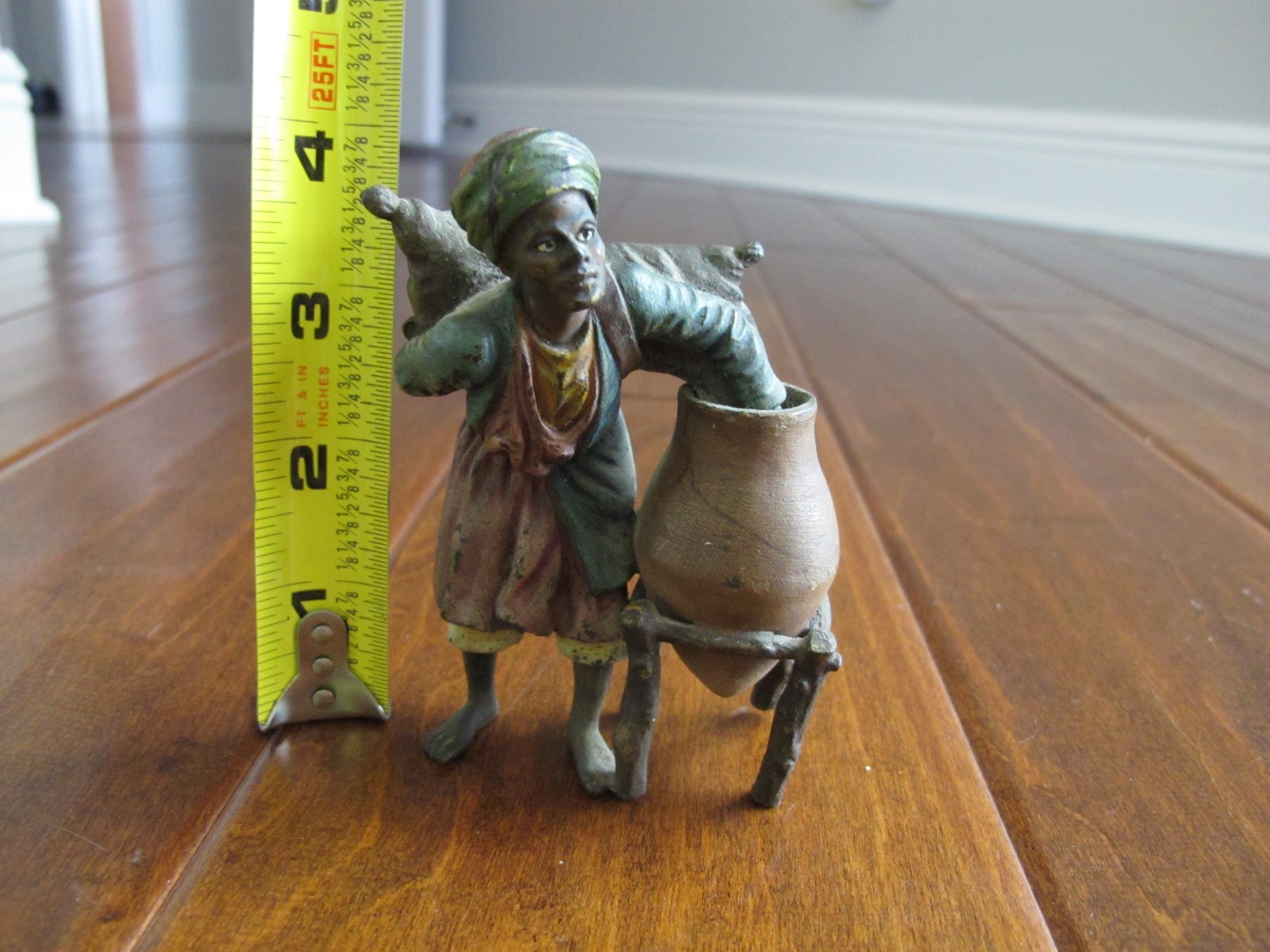 VINTAGE ANTIQUE AUSTRIAN VIENNA BRONZE AFRICAN BEDOUIN FIGURE