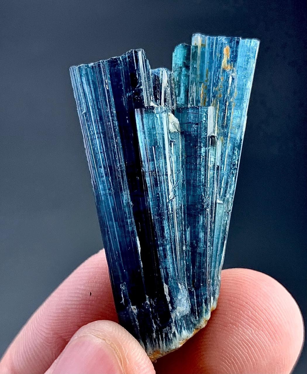 60 Carat Indicolite Tourmaline Crystal Specimen From Afghanistan