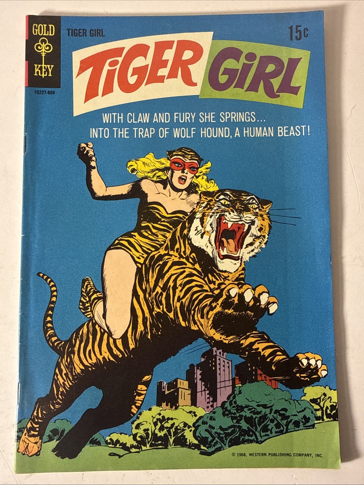 Western Publishing Tiger Girl #1 Gold Key Silver Age 1968