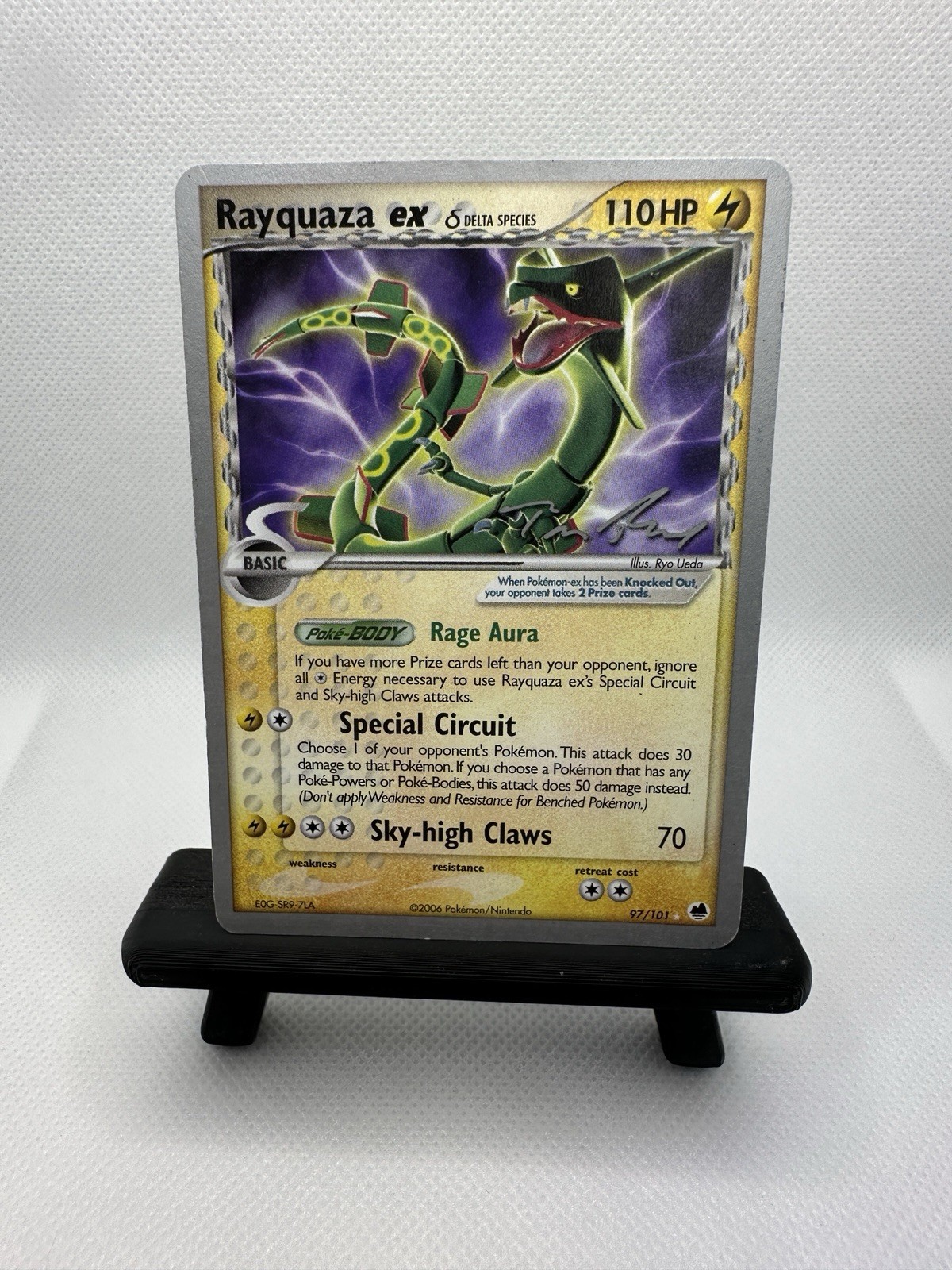Rayquaza ex 97/101 2007 World Championships EX Dragon Frontiers Pokemon NM
