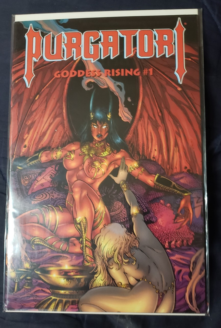 Purgatori: Goddess Rising #1 Dynamic Forces Variant COA Chaos 1999 Sealed NM+