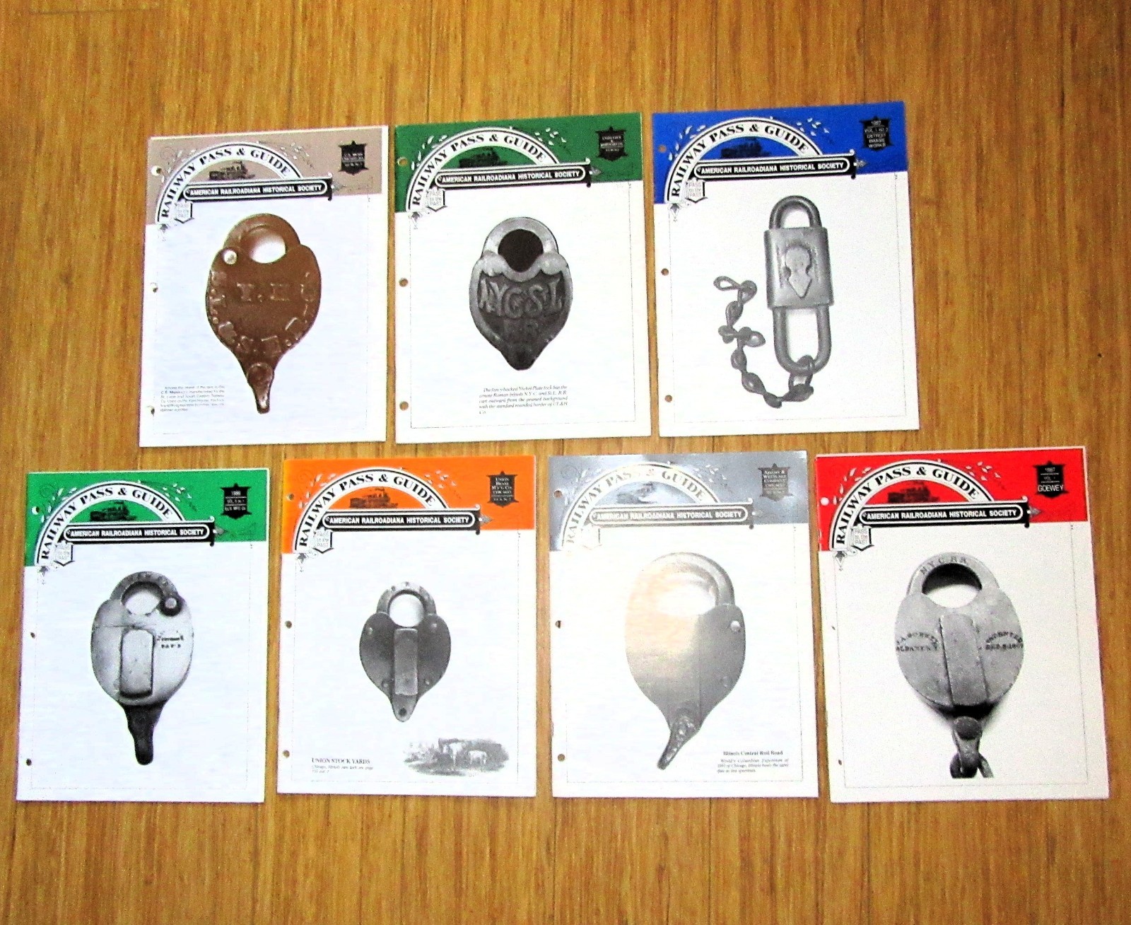 Vintage Railway Pass & Guide Booklets American Railroadiana Historical Society