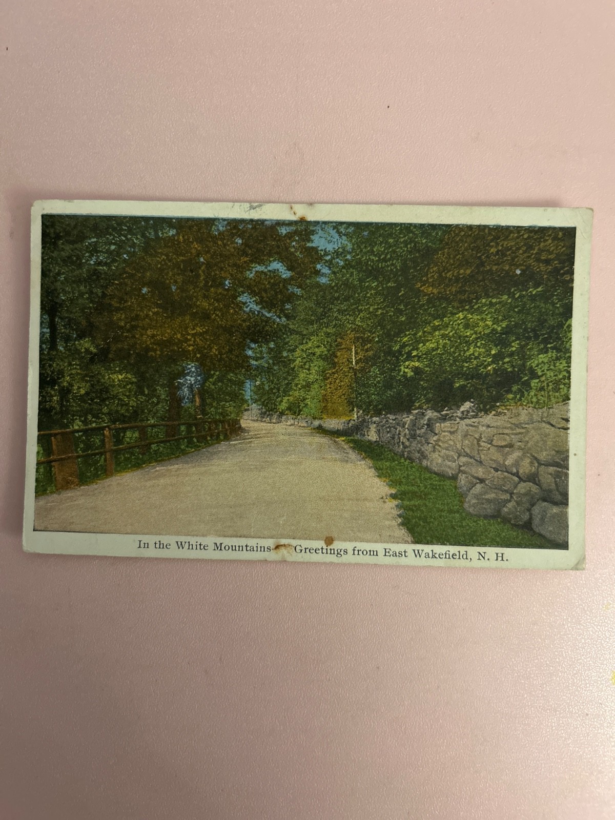 1918 white mountains, greetings from east Wakefield NH