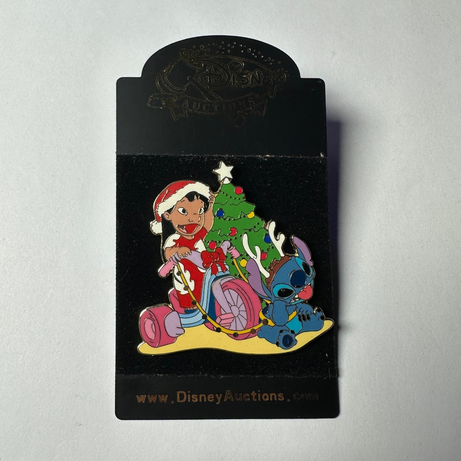 Disney Auctions Lilo & Stitch Christmas Tricycle Reindeer LE 250