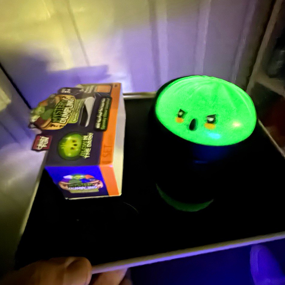 RMS Crazy Fun Mystery Dumpling Spooky Glow Edition Super Rare Green Glitter Glow