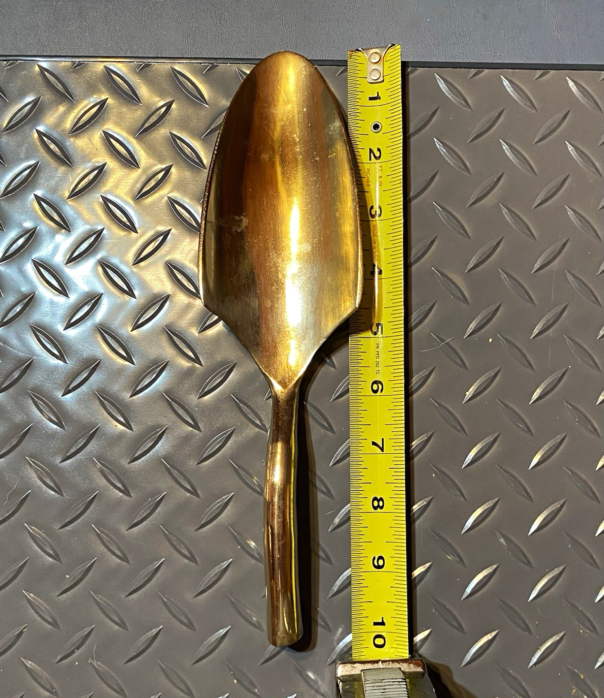 Vintage Solid Brass Garden Shovel/Trowel Functional or Decorative