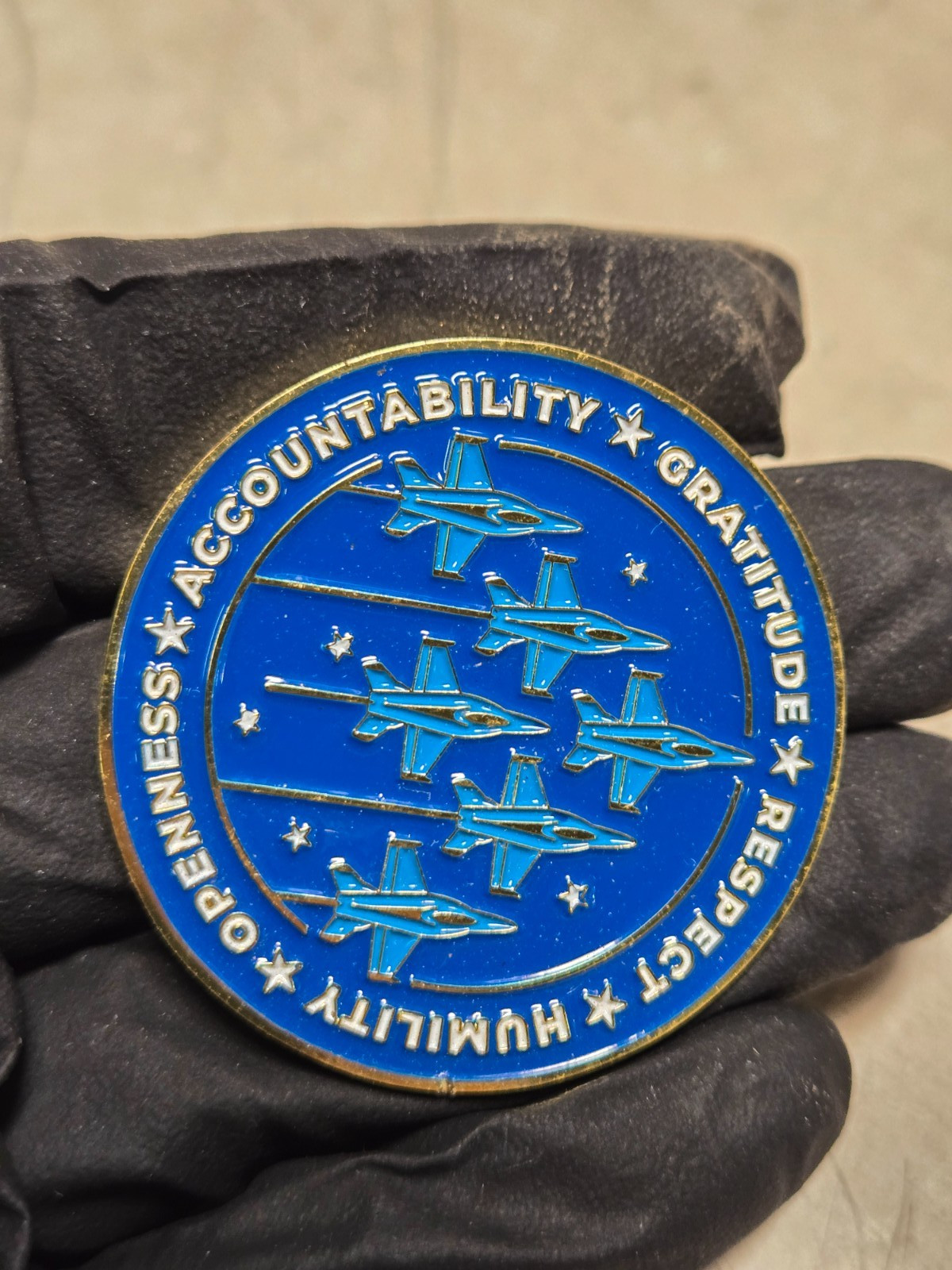 John Gucci Foley Inc Glad to be here challenge coin Rare 