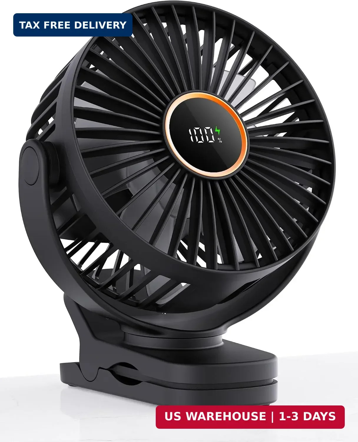 Ventiladores Abanicos Con Clip Para Camiones Carros Portatil Recargable USB