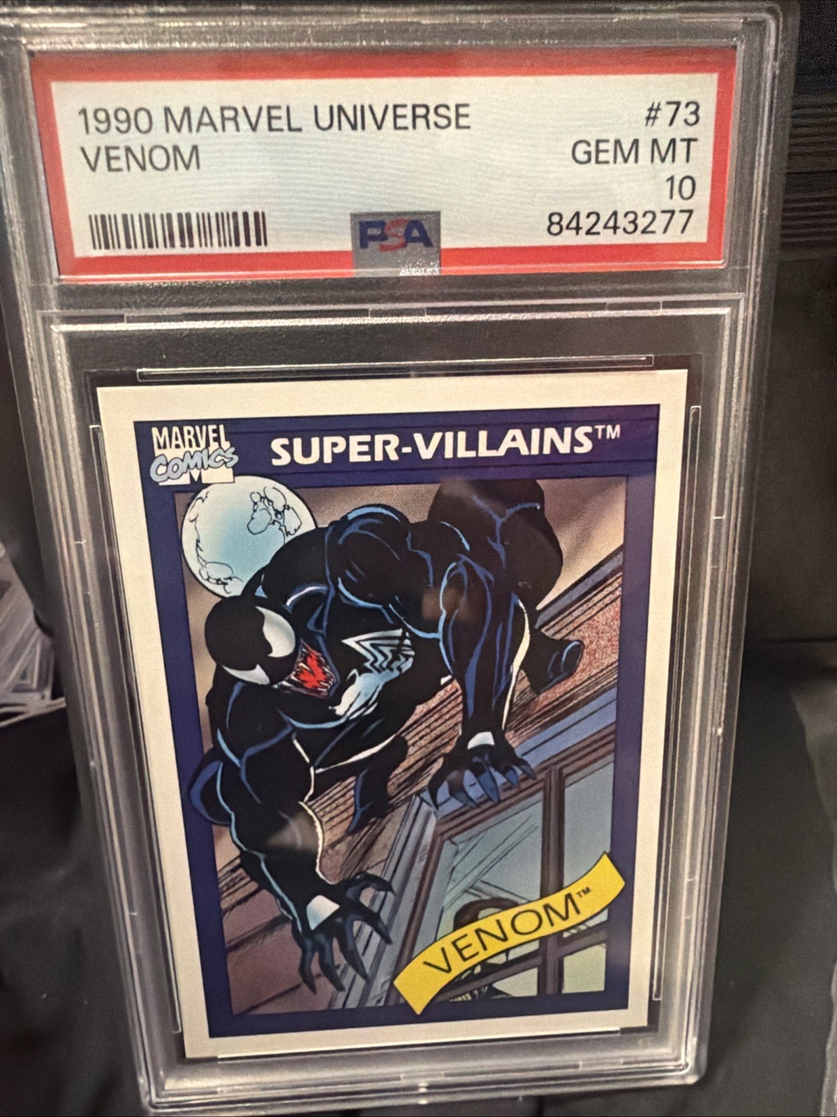 1990 Marvel Universe Impel Venom #73 PSA 10  Rookie Card First Gem Mint