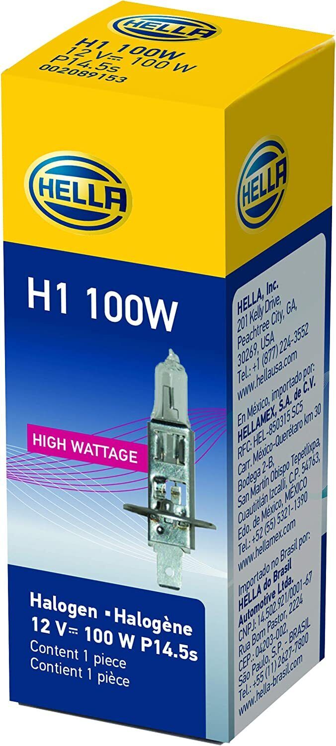 HELLA H1 100W High Wattage Bulb, 12V