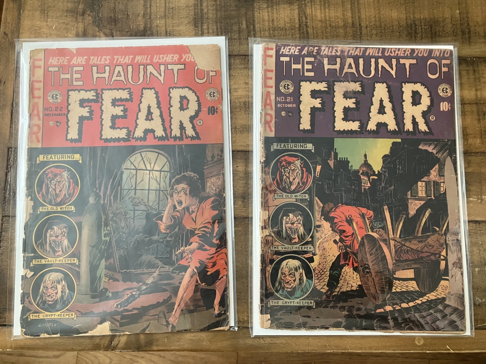 Haunt of Fear #21 and #22 (EC Comics) Golden Age 1953 - E.C. Golden Age