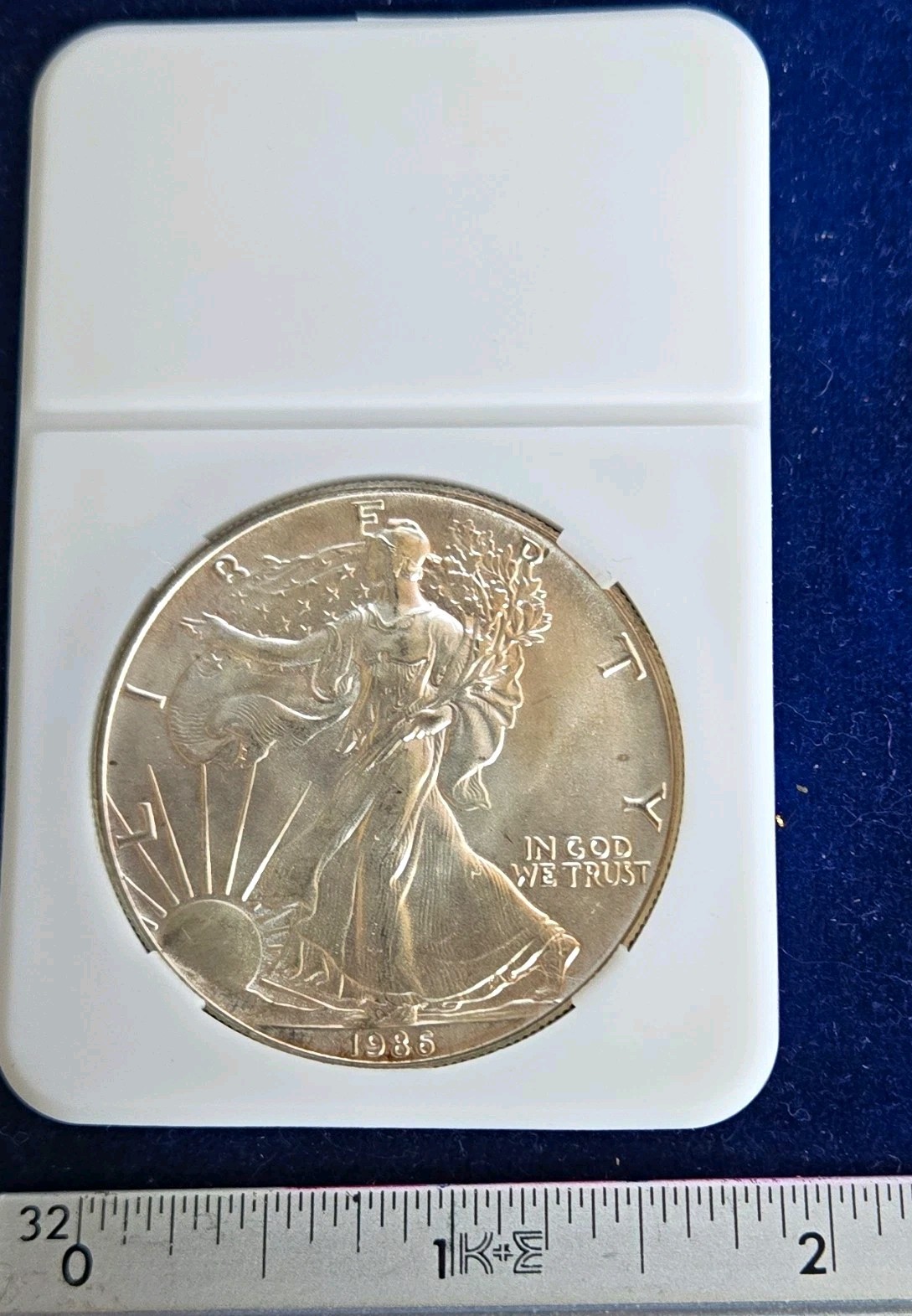 U.S. Mint 1986 $1 American Silver Eagle 1 oz Silver Business Strike Uncert