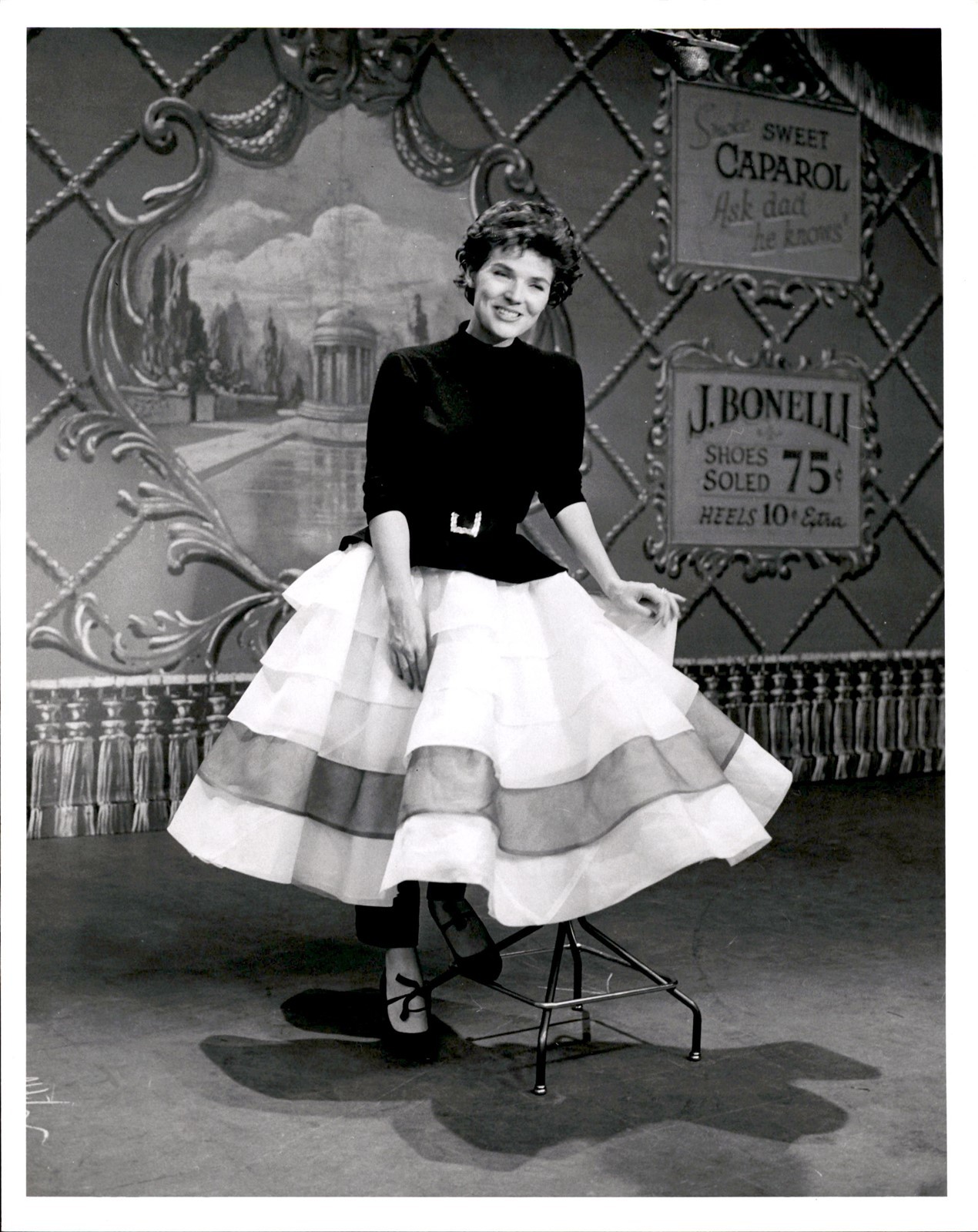 RH6 Original Photo BEAUTIFUL SINGER AND ACTRESS POLLY BERGEN VARIETY SHOW STAR