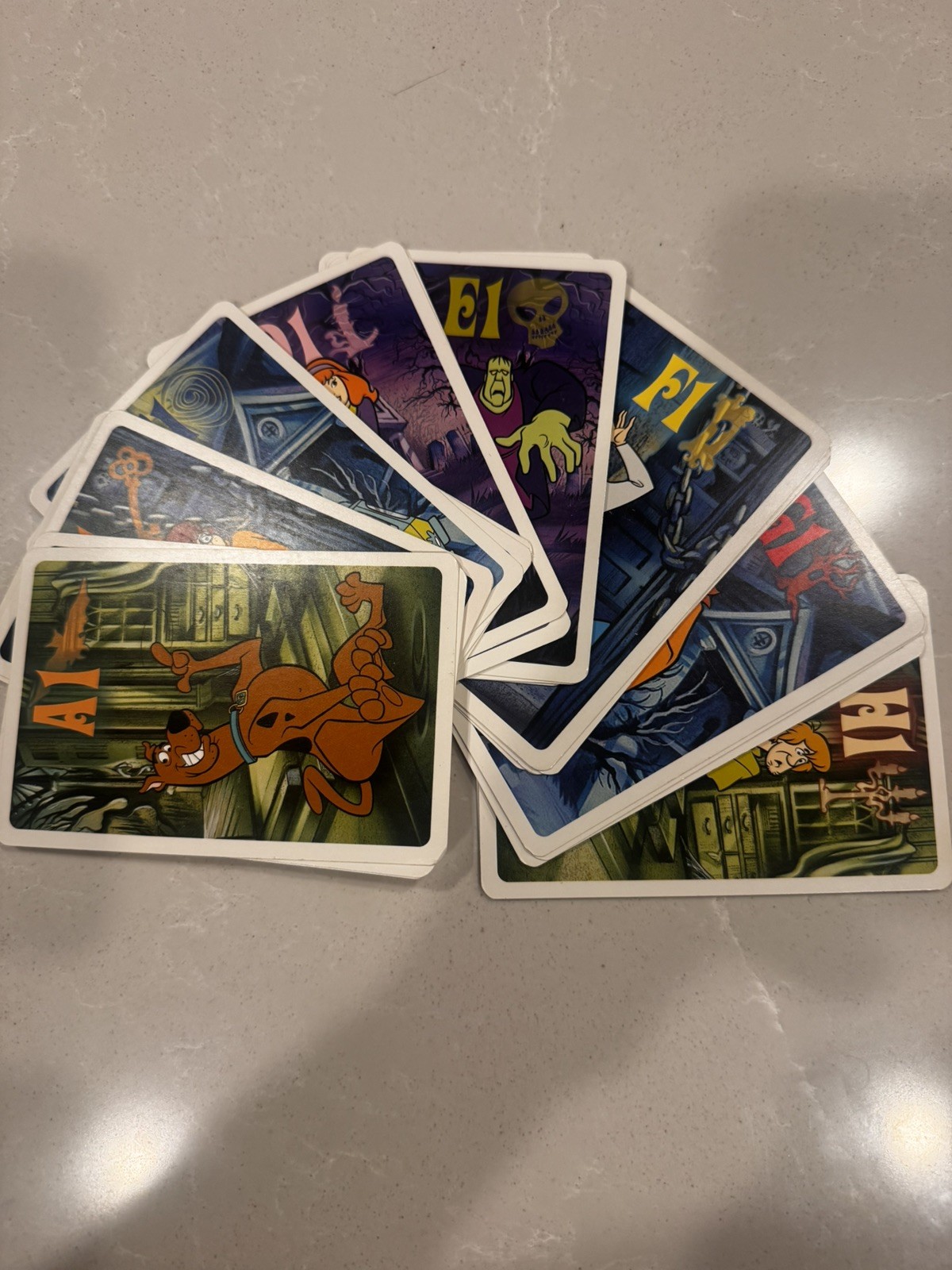 Scooby Doo Cards by Carta Mundi matching game? Jeux de familles Hanna barbera 
