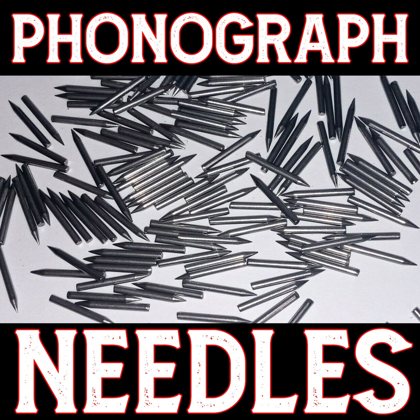 500 LOUD Toned NEEDLES for Antique Phonograph Gramophones & Victor Victrolas