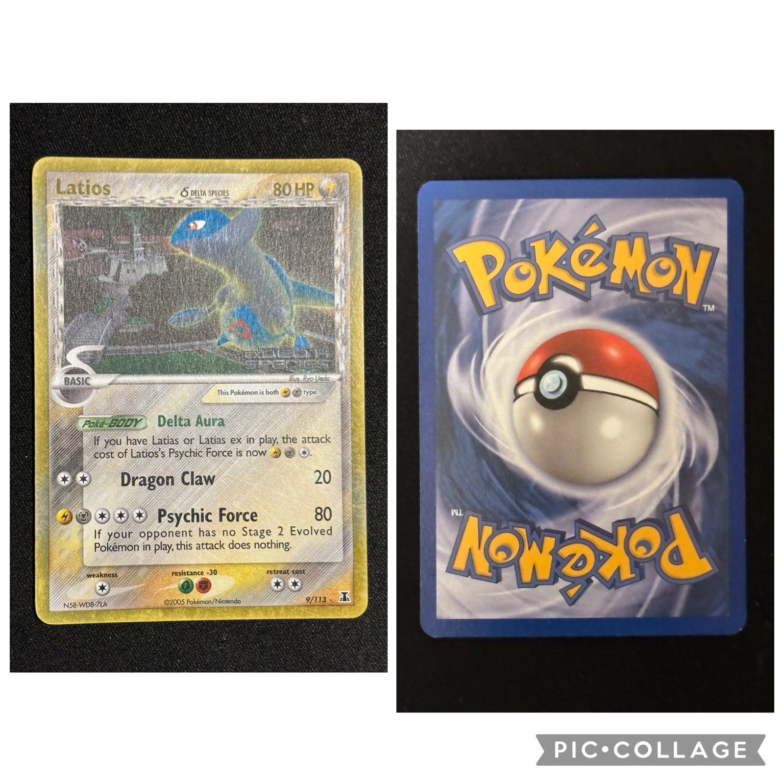 LATIOS EX Delta Species 9/113 STAMPED Reverse Holo NM ENG
