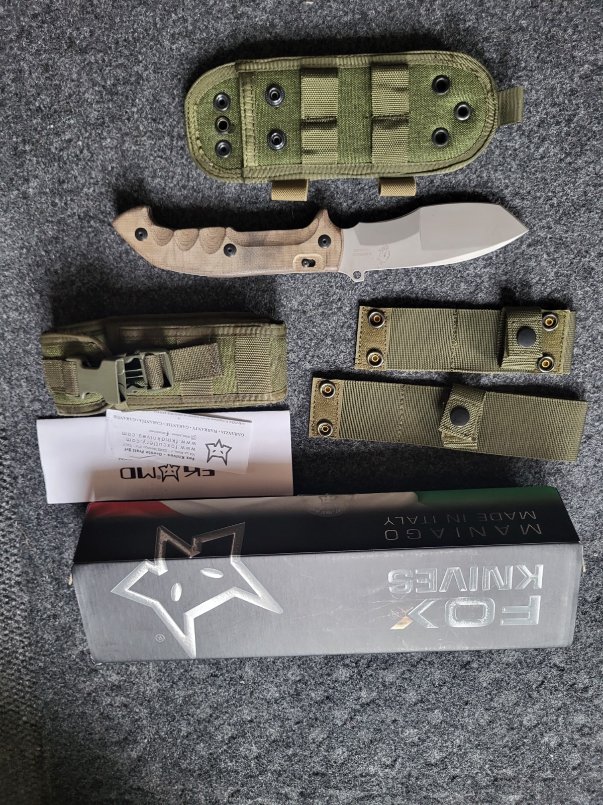 fox knives italy tracker meskwaki