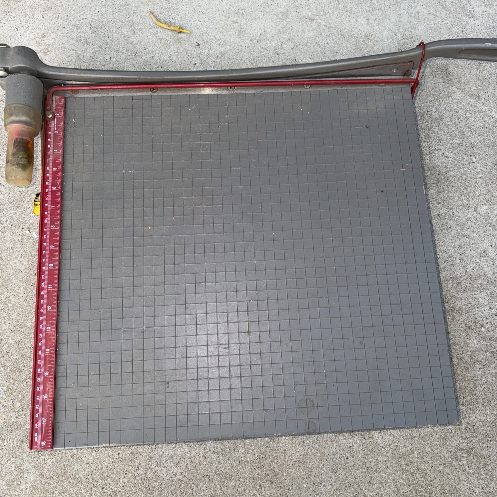 VINTAGE Ingento 15” GT Cast Iron Wood Guillotine Paper Cutter Trimmer NL