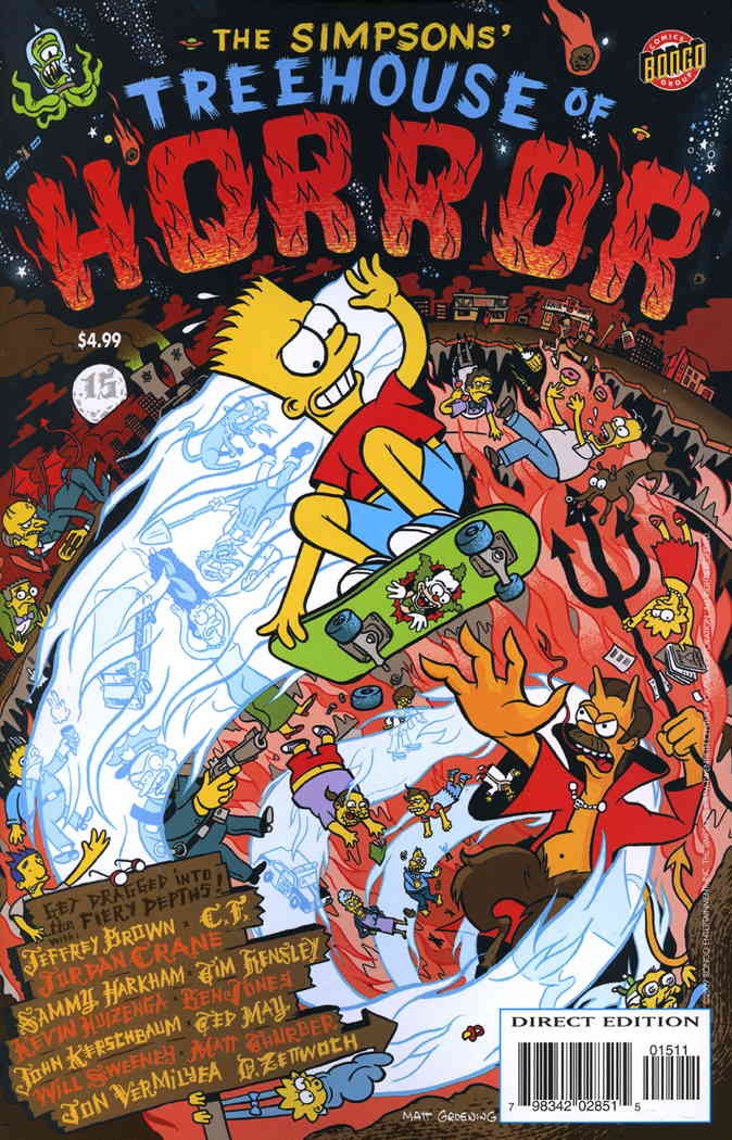 Treehouse of Horror (Bart Simpson's) #15 FN; Bongo | Jeffrey Brown - w/Bag+Board
